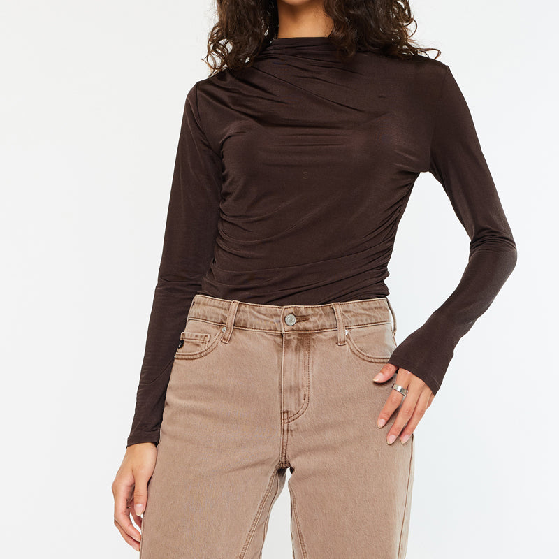 Rosanne High Rise Barrel Fit Shorts - Official Kancan USA