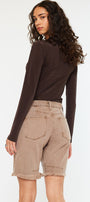 Rosanne High Rise Barrel Fit Shorts - Official Kancan USA