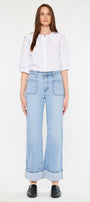 Olsen High Rise Wide Leg Jeans - Official Kancan USA