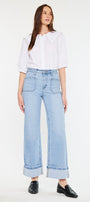 Olsen High Rise Wide Leg Jeans - Official Kancan USA