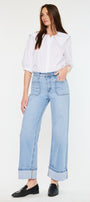 Olsen High Rise Wide Leg Jeans - Official Kancan USA