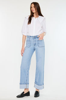  Olsen High Rise Wide Leg Jeans