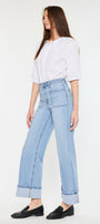 Olsen High Rise Wide Leg Jeans - Official Kancan USA