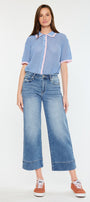kells High Rise Crop Wide Leg Jeans - Official Kancan USA
