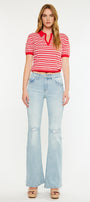 Abigail High Rise Flare Jeans - Official Kancan USA
