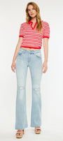 Abigail High Rise Flare Jeans - Official Kancan USA