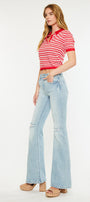 Abigail High Rise Flare Jeans - Official Kancan USA