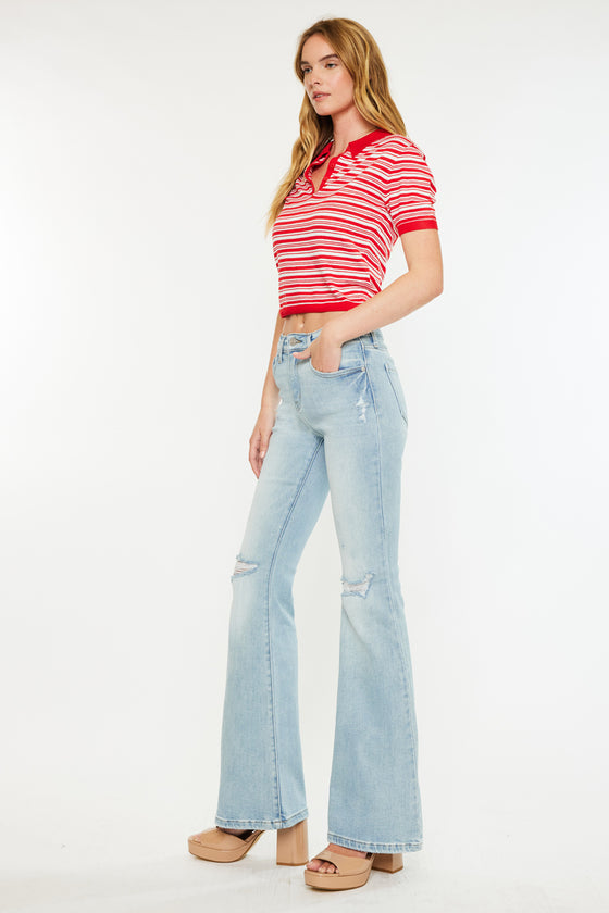 Abigail High Rise Flare Jeans