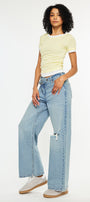 Cynn Low Slung Crossover Wide Jeans - Official Kancan USA