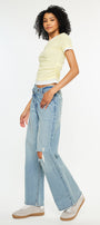 Cynn Low Slung Crossover Wide Jeans - Official Kancan USA