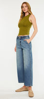 Bells Mid Rise Loose Barrel Jeans - Official Kancan USA