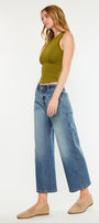 Bells Mid Rise Loose Barrel Jeans - Official Kancan USA