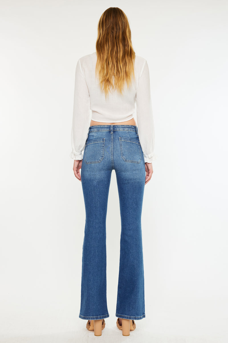 Kasey High Rise Flare Jeans - Official Kancan USA