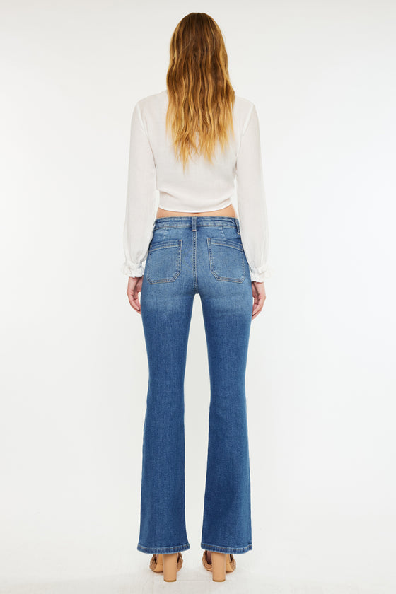 Kasey High Rise Flare Jeans - Official Kancan USA
