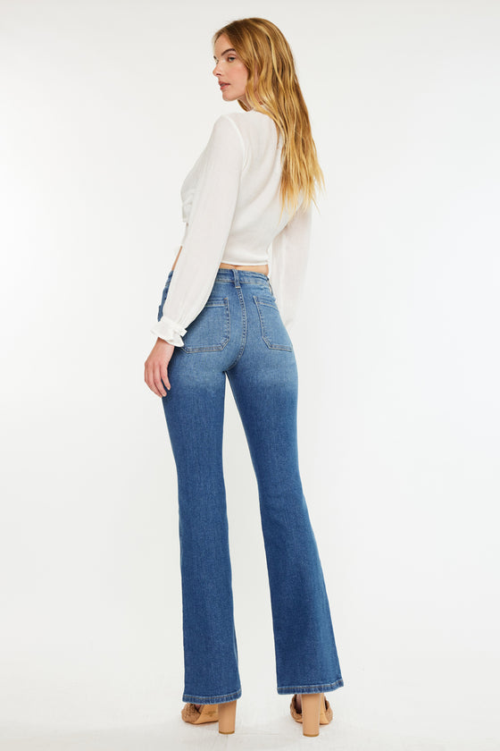 Kasey High Rise Flare Jeans - Official Kancan USA