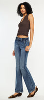 Delcie Mid Rise Bootcut Jeans - Official Kancan USA