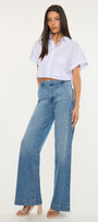 Marnie Ultra High Rise Wide Leg Trousers - Official Kancan USA