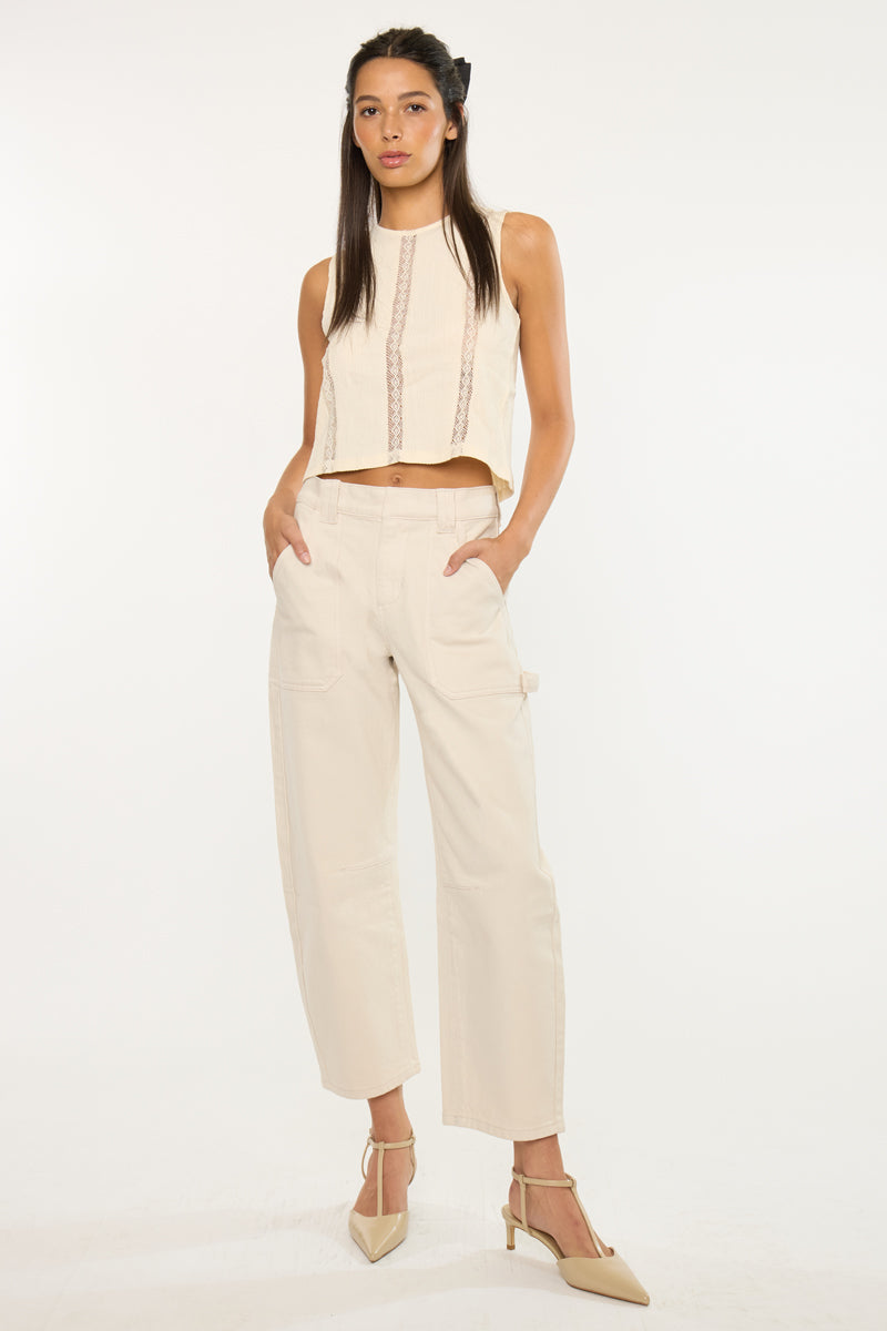 Serene Low Slung Barrel Jeans - Official Kancan USA
