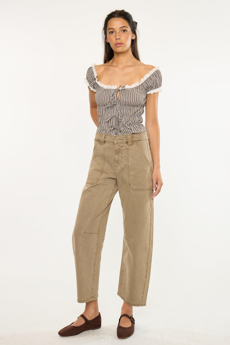 Serene Low Slung Barrel Jeans - Official Kancan USA