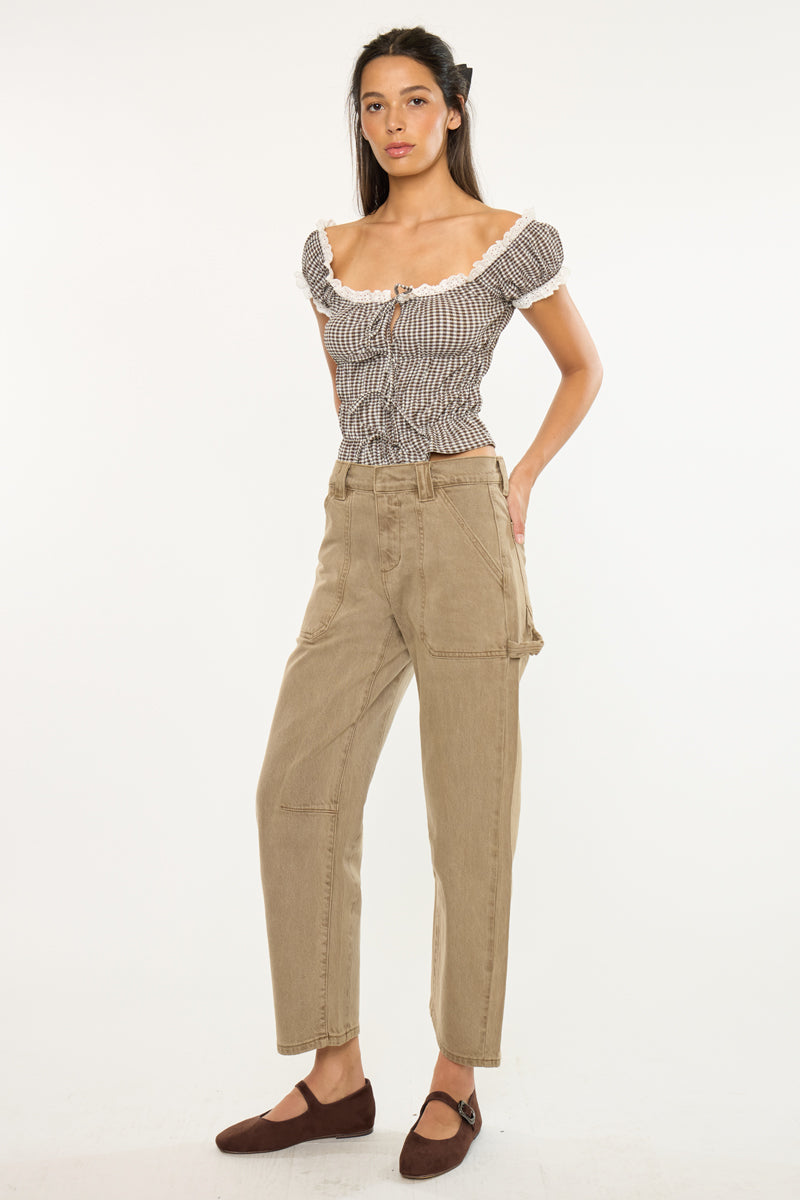 Serene Low Slung Barrel Jeans - Official Kancan USA