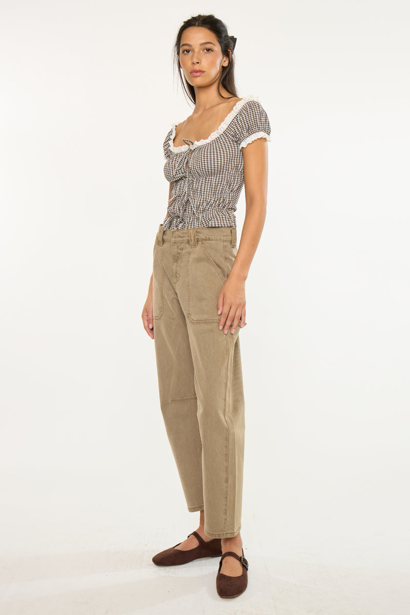 Serene Low Slung Barrel Jeans - Official Kancan USA