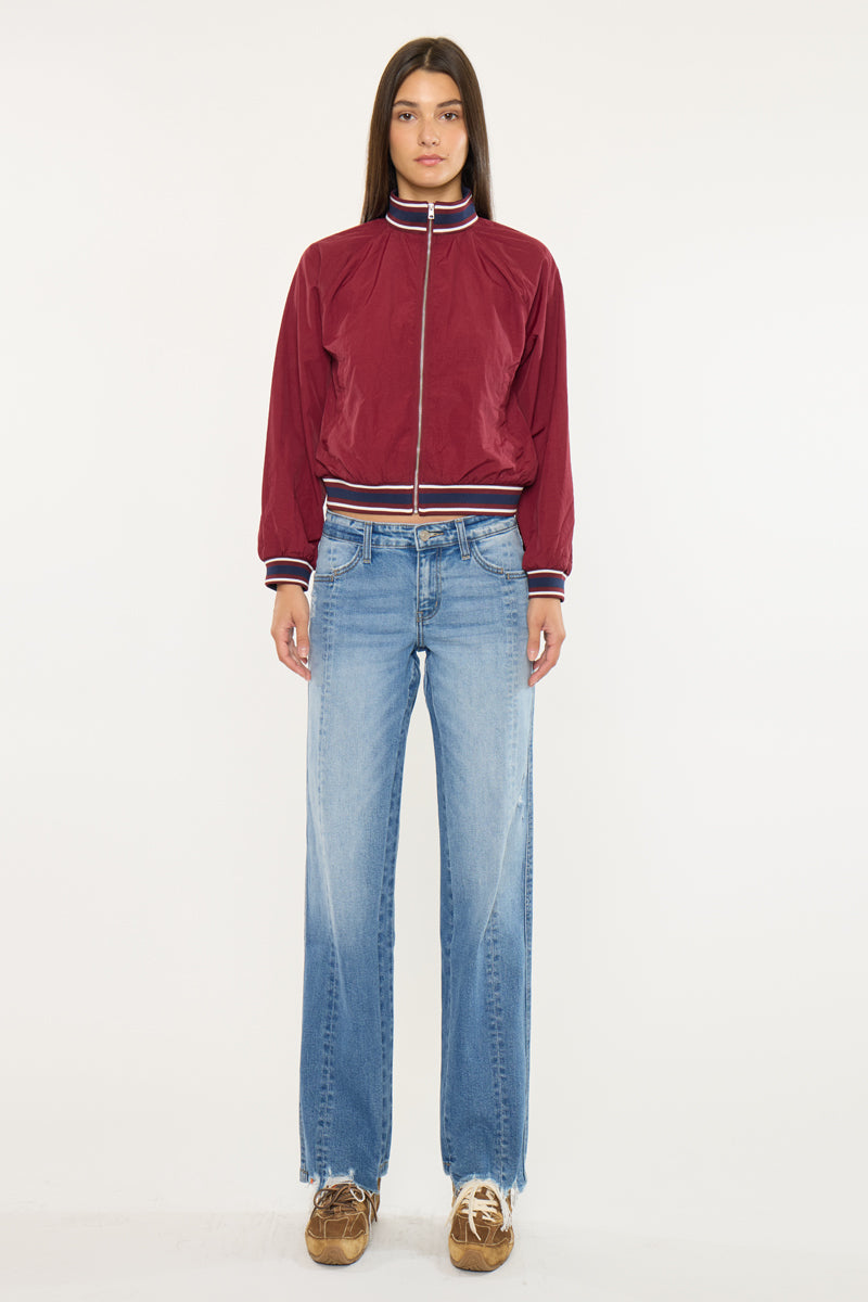 Kells Mid Rise Straight Jeans
