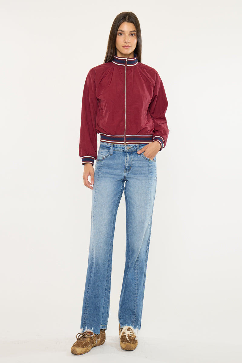 Kells Mid Rise Straight Jeans
