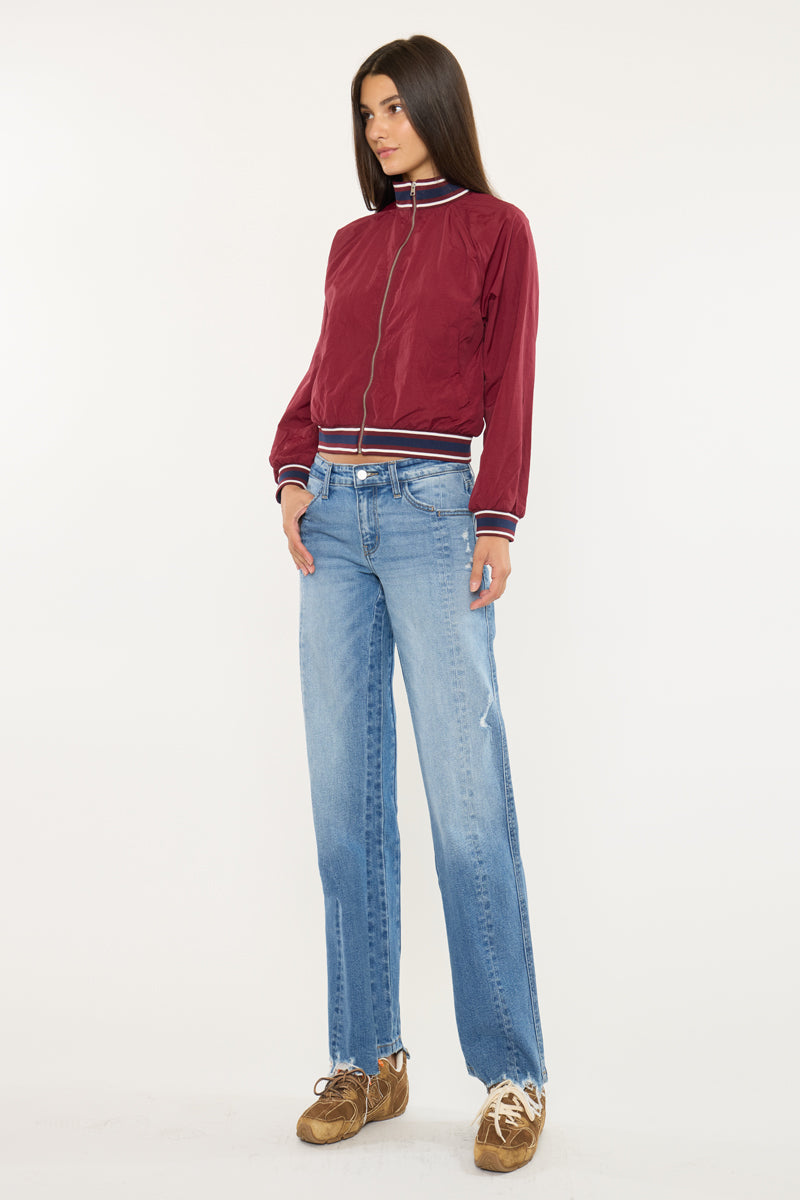 Kells Mid Rise Straight Jeans