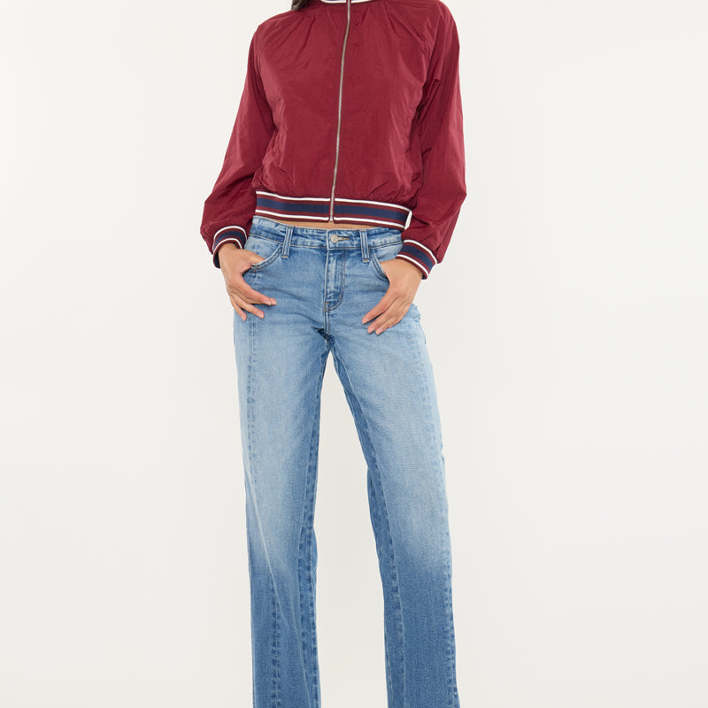 Kells Mid Rise Straight Jeans