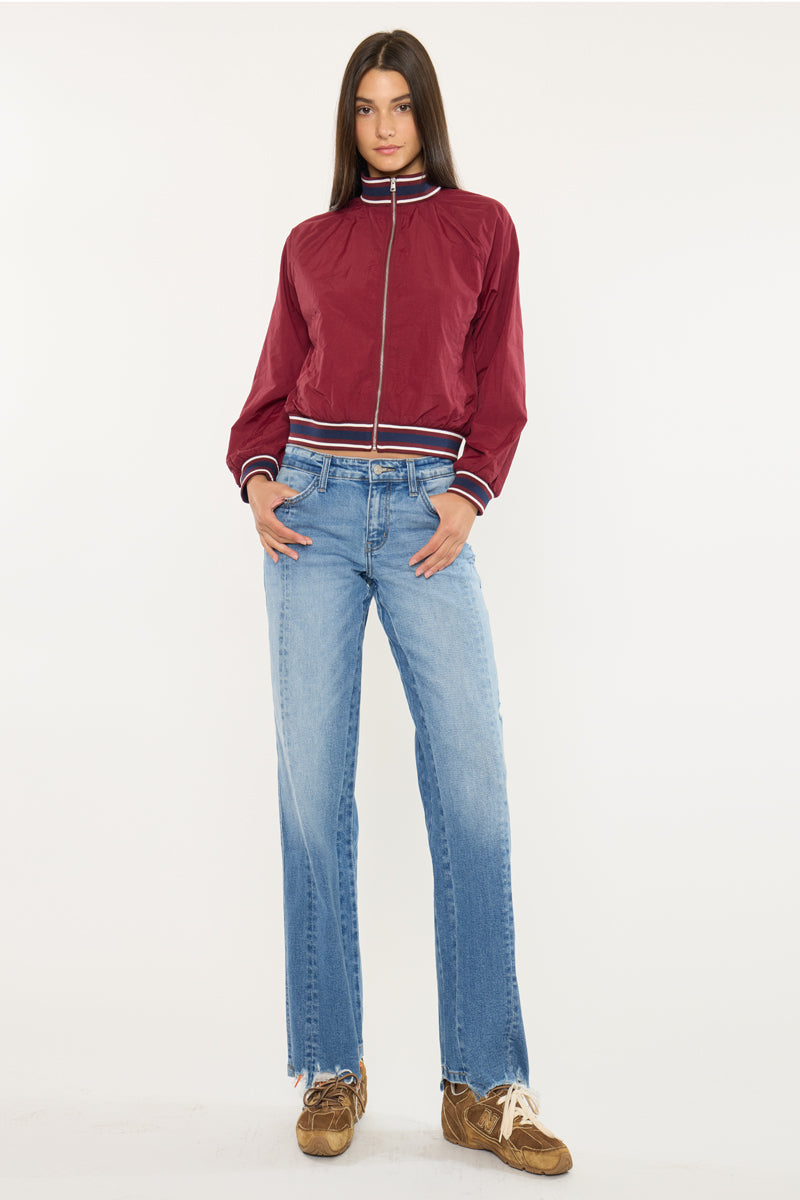 Kells Mid Rise Straight Jeans