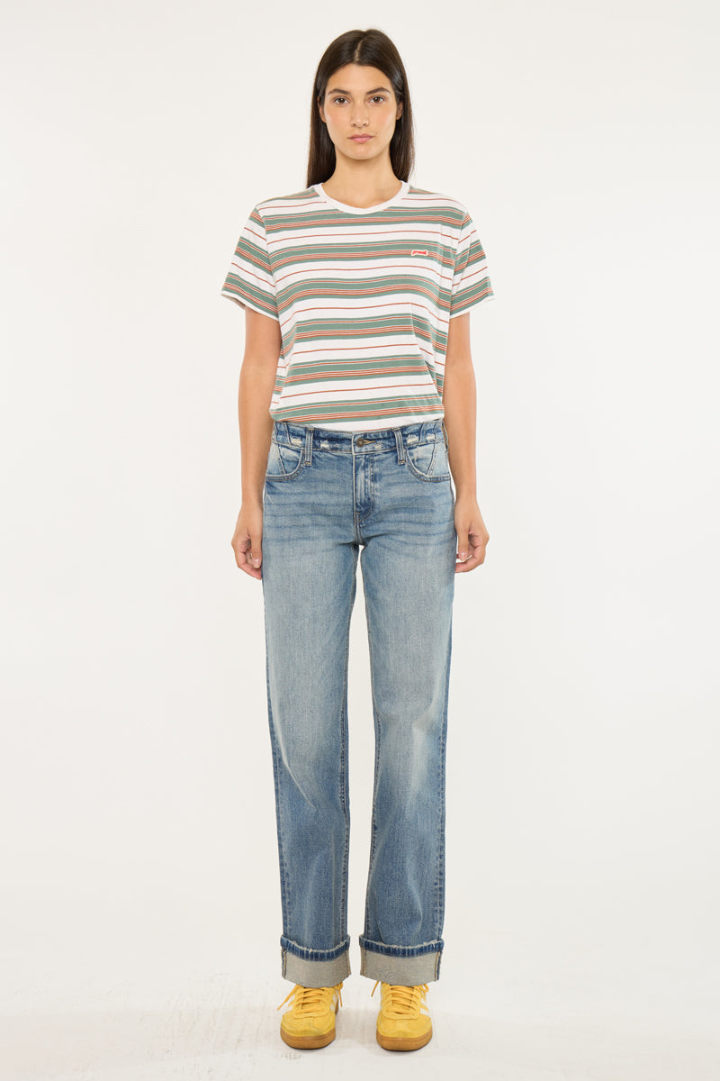Irine Low Slung Baggy Straight Jeans - Official Kancan USA