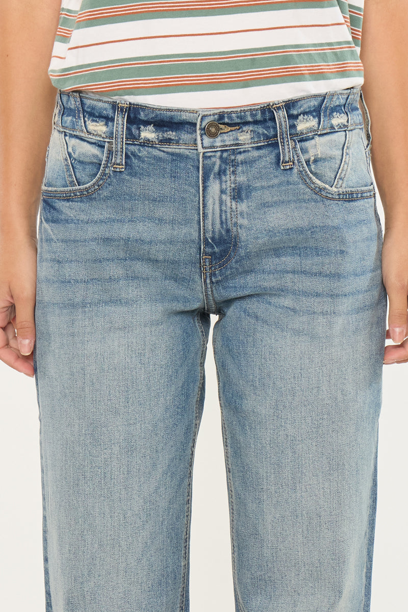 Irine Low Slung Baggy Straight Jeans - Official Kancan USA