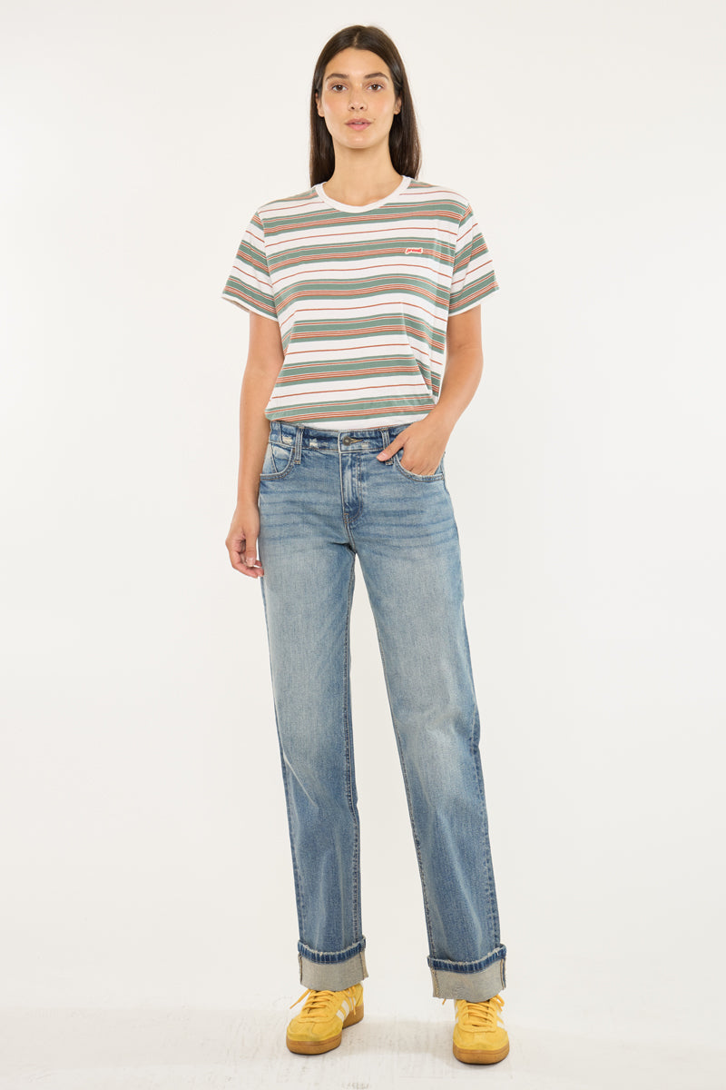 Irine Low Slung Baggy Straight Jeans - Official Kancan USA