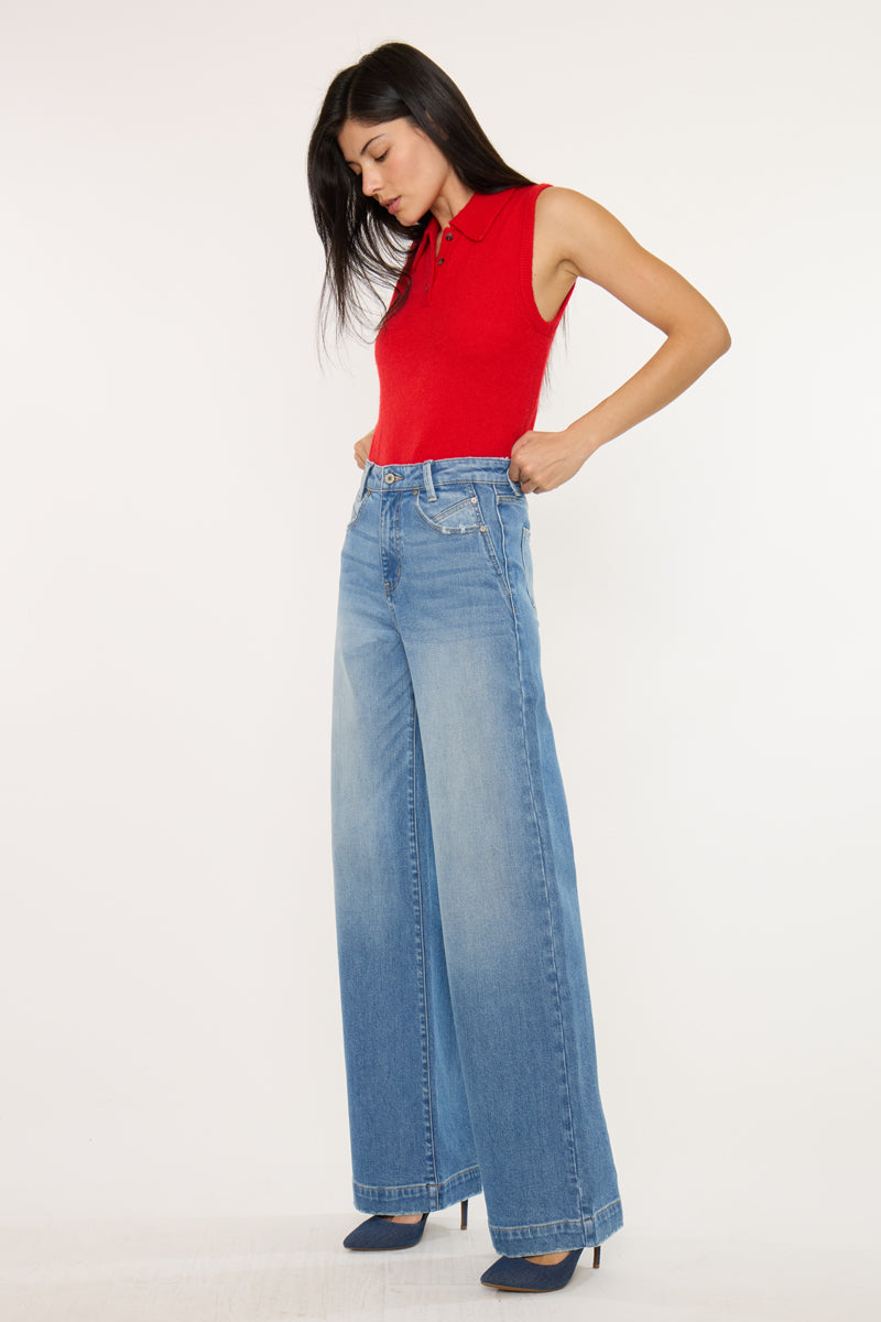 Becca Ultra High Rise Wide Leg Trouser - Official Kancan USA