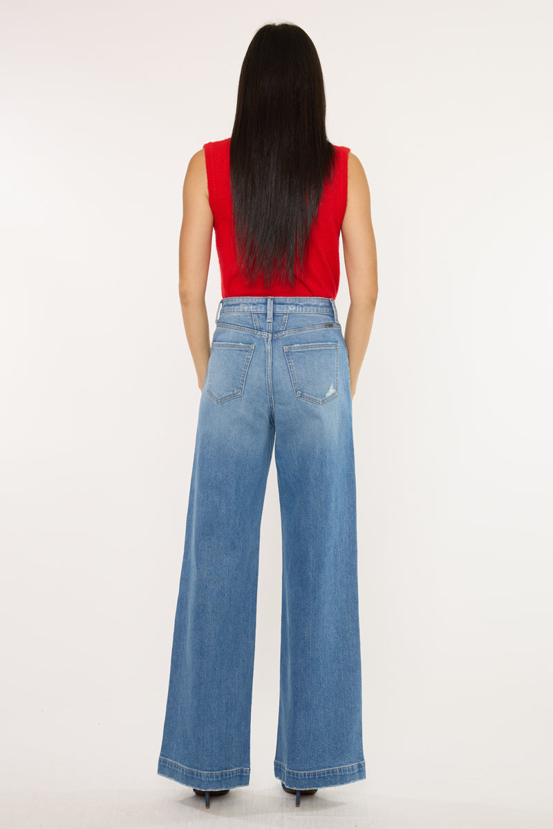 Becca Ultra High Rise Wide Leg Trouser - Official Kancan USA