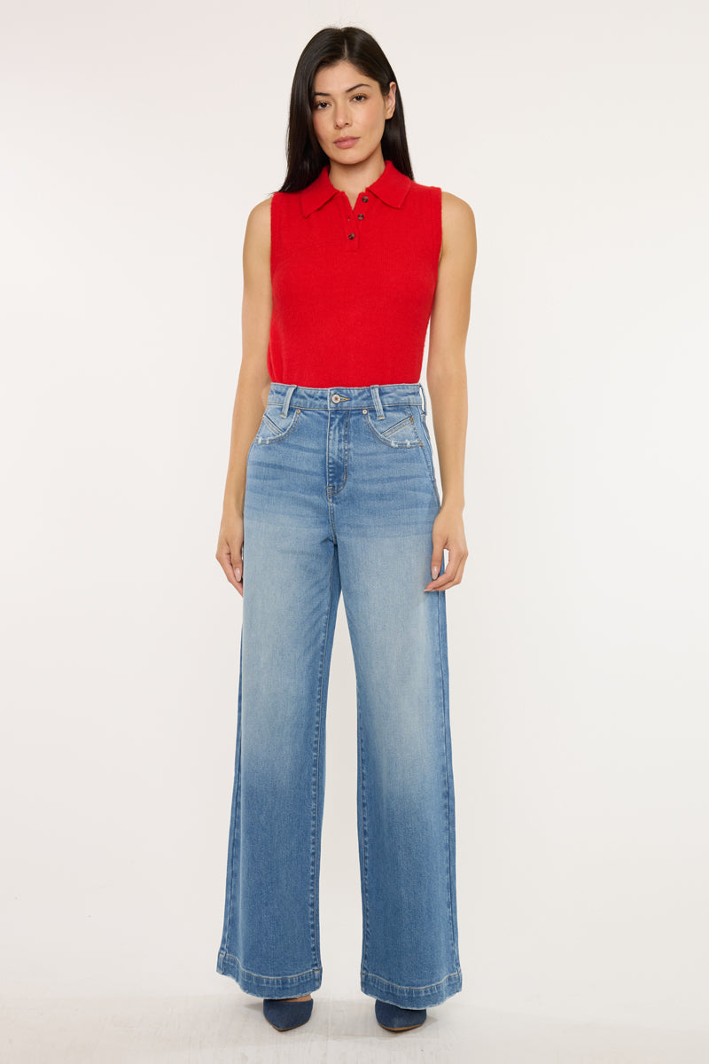 Becca Ultra High Rise Wide Leg Trouser - Official Kancan USA