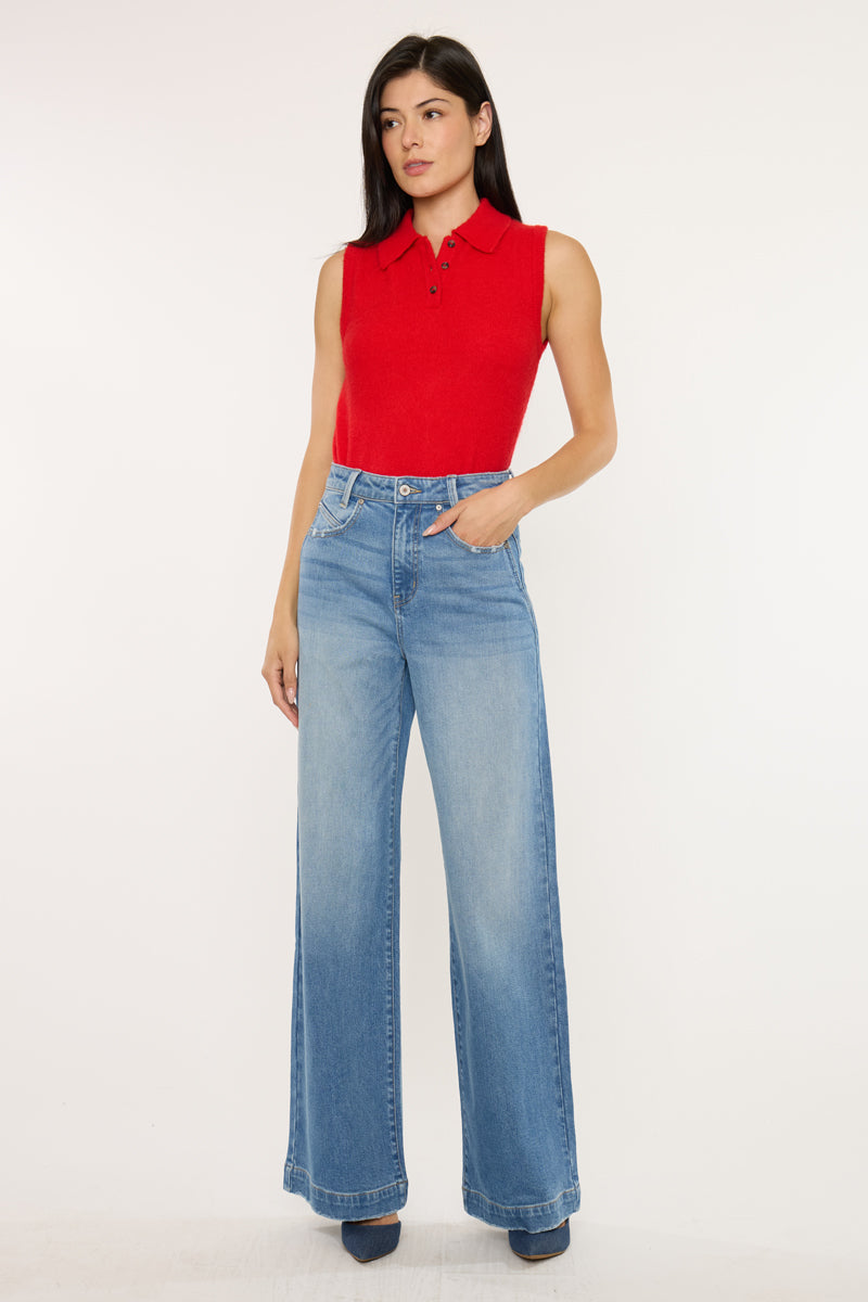 Becca Ultra High Rise Wide Leg Trouser - Official Kancan USA