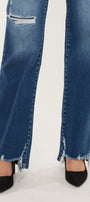 Dayna High Rise Slim Wide Leg Jeans - Official Kancan USA