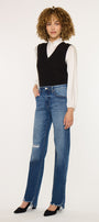 Dayna High Rise Slim Wide Leg Jeans - Official Kancan USA