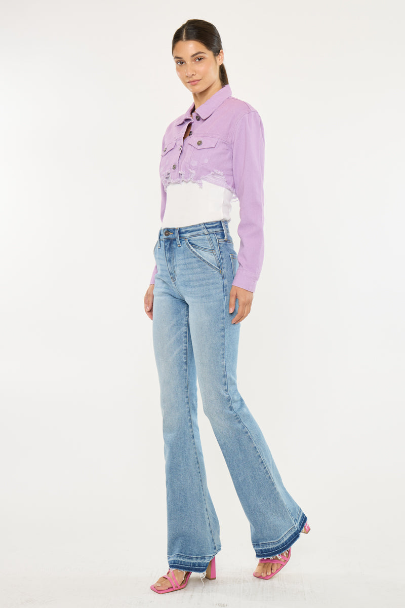 Aimmes High Rise Flare Jeans - Official Kancan USA