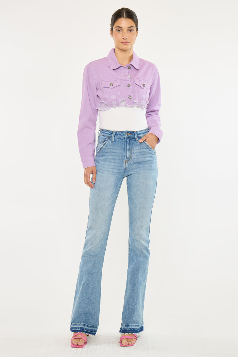 Aimmes High Rise Flare Jeans - Official Kancan USA
