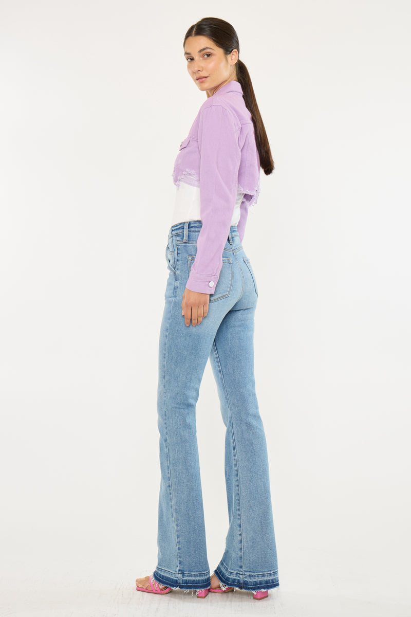 Aimmes High Rise Flare Jeans - Official Kancan USA