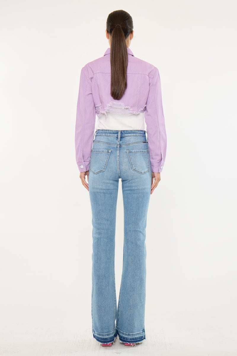 Aimmes High Rise Flare Jeans - Official Kancan USA