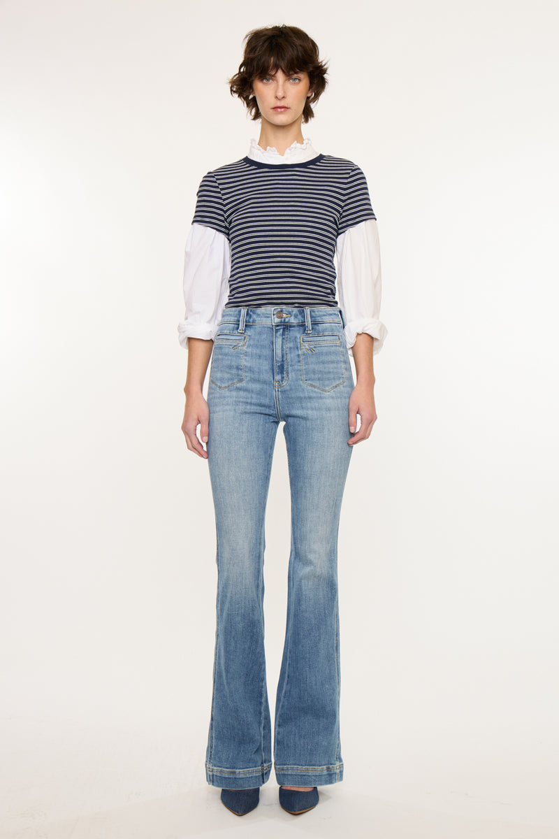 Rachel High Rise Flare - Official Kancan USA