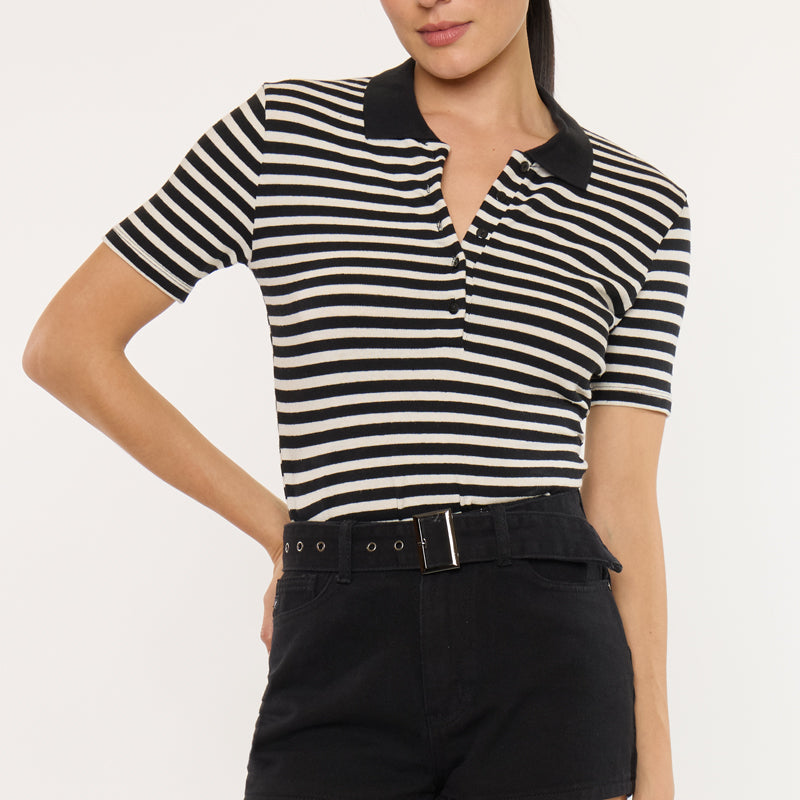 Abby High Rise Belted Shorts - Official Kancan USA