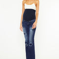 Fidely Maternity Patched Flare Jeans - Official Kancan USA
