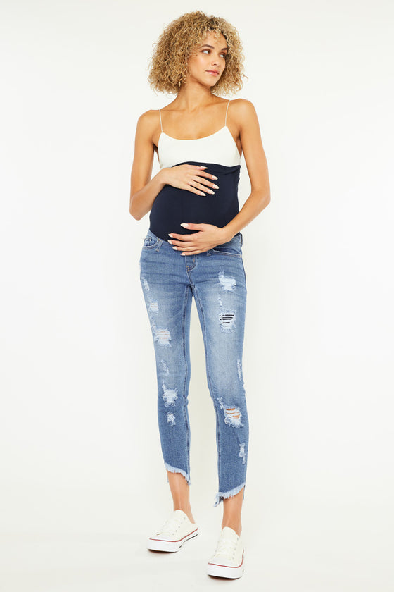 Jezebel Maternity Ankle Skinny Jeans - Official Kancan USA