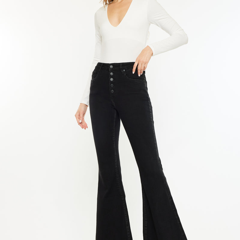 Zoey High Rise Super Flare - Official Kancan USA