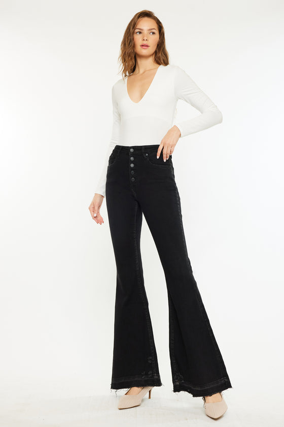 Zoey High Rise Super Flare - Official Kancan USA