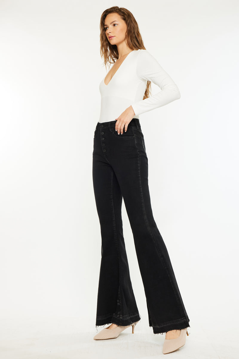 Zoey High Rise Super Flare – Kancan USA